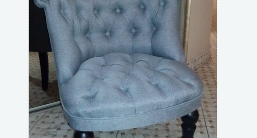Обшивка стула на дому. Белоозёрский
